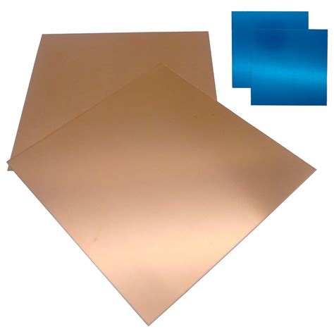 Copper Sheets 6 X 6 Inch 18 Gauge004 Thick 2 Pcs