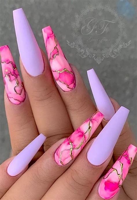 47 Pretty Pink Nail Art Designs For Beautiful Ladies In 2020 Evelyn