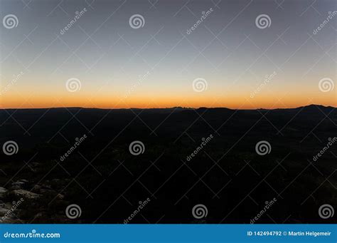 Sunset From The The Top Of Mount Sonder Just Outside Of Alice Springs