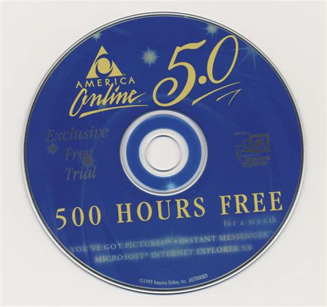 America Online 50 500 Hours Freeaola0700rb011999 Free