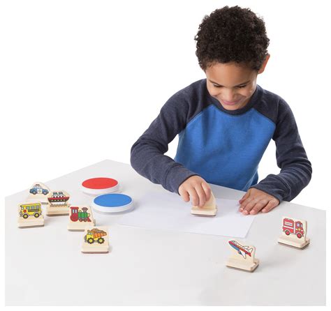 Melissa And Doug Vehicles My First Wooden Stamp Set Reviews