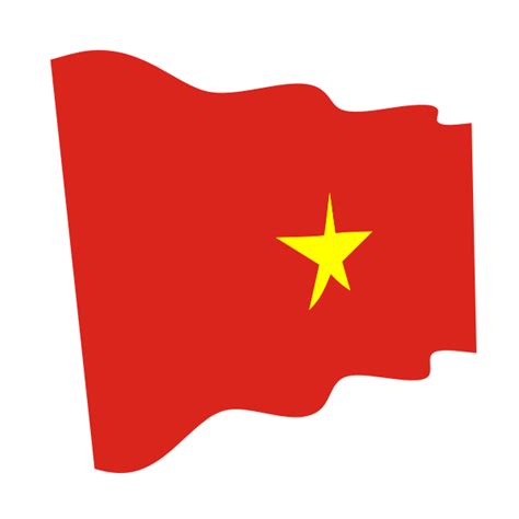 Vietnam Waving Flag Clip Art Free Svg