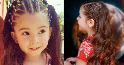 937 Imagenes Peinados Para Niñas Con Trenzas Y Cabello Suelto