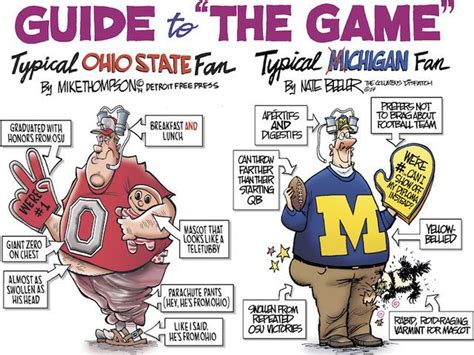 Michigan Vs Ohio State Freep Columbus Cartoonists Throw Down Ohio