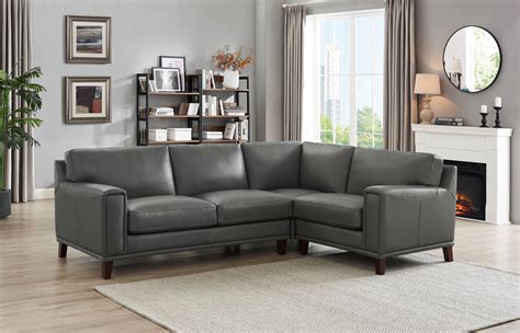 Harper Sectional Leather Collection Amax Leather Inc