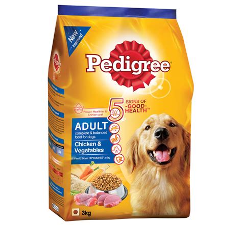 Pedigree Adult Dog Food Chicken And Vegetables 3 Kg Dogspot Online