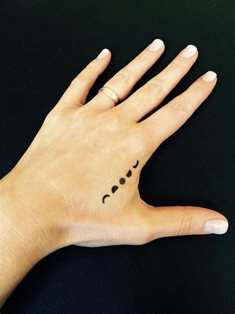 256 minimalist sun and moon tattoo; lunar phase tattoo - Google Search | Moon tattoo, Finger ...