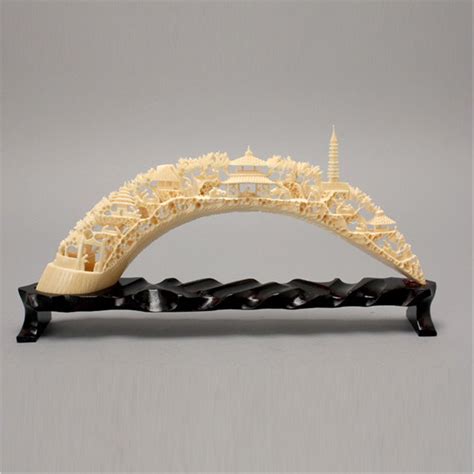 A Carved Ivory Tusk