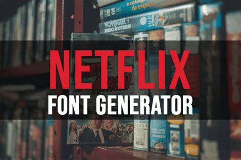 Netflix Font Generator Fonts Pool