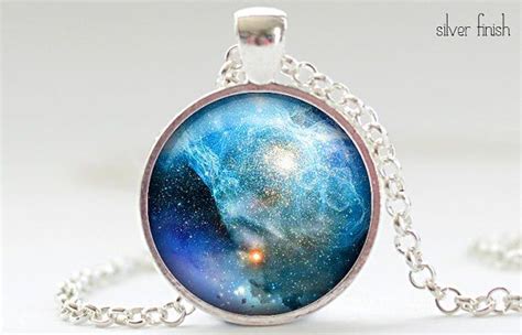Nebula Necklace Space Galaxy Art Pendant Nebula By FrenchHoney 14 50