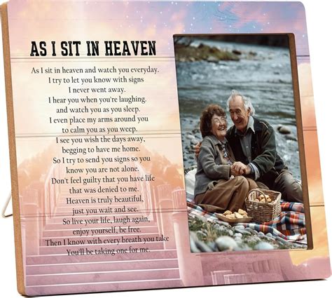 Amazon.com - Memorial Picture Frame Gift, In Memory of Loved One Gifts
