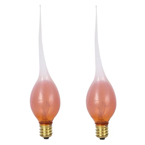 Add to favorites halloween orange flickering candle lamp~7, electric silicone bulb, nice! Pack of 2 Orange Glow Silicone Electric Candle Lamp Replacement Light Bulbs - Walmart.com ...