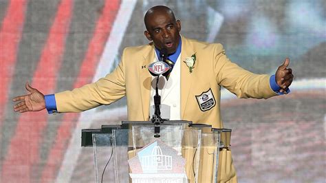 Deion Prime Time Sanders Pro Football Hall Of Fame Speech Youtube