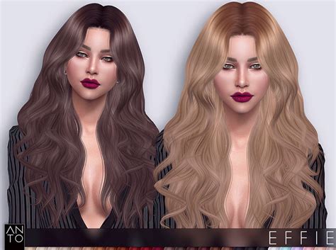 Sims 4 Wavy Hair Cc And Mods All Free To Download Fandomspot