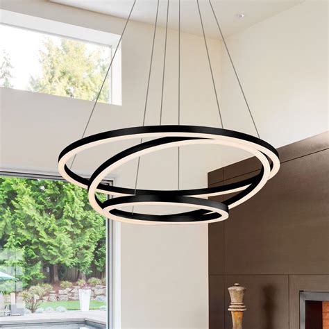 Tania Trio 32 In Integrated Led Pendant Height Adjustable Etl Certified