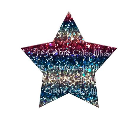 Glitter Digital Star Clip Art Stars Rainbow Glitter Clip Art Printable