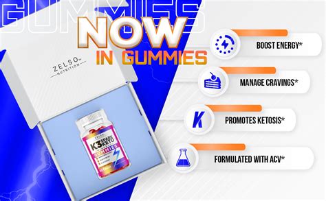 3 Pack K3 Spark Mineral Gummies By Zelso Nutrition The Original K3spark Formula Pills Now In