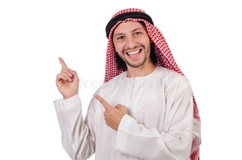 Arabischer Mann In Der Verschiedenartigkeit Stockbild Bild Von Note