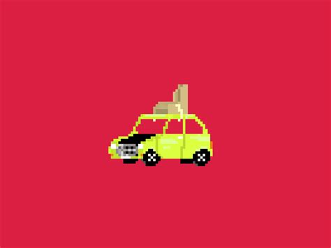 Mr Bean Car Pixel Art By Prabha Karan On Dribbble