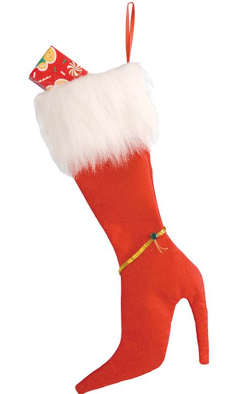 High Heel Christmas Stocking