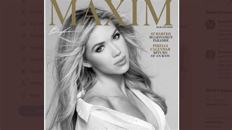 Gracie Hunt Scores Maxim Cover Makes News At Super Bowl Kansas City Star