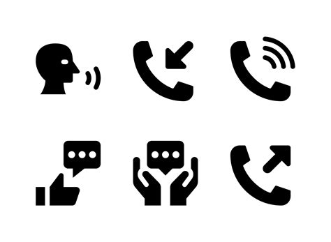 Simple Set Of Communication Related Vector Solid Icons 2403303 Vector