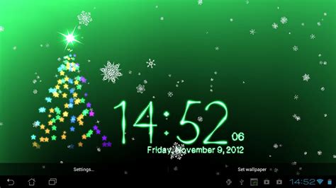 Christmas Countdown With Colorful Stars In Green Background Hd