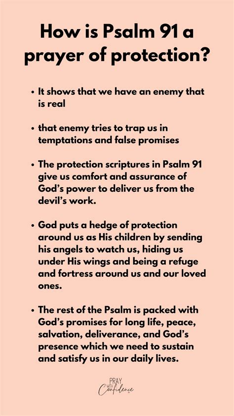 Prayer Of Protection Psalm 91 Powerful Prayers Pray With Confidence