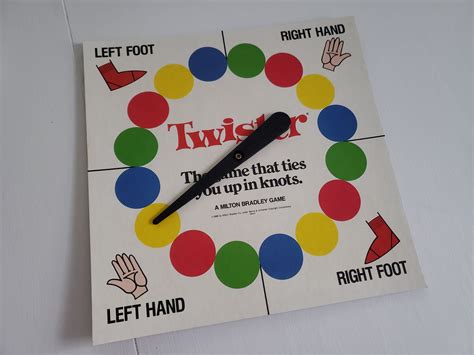 Vintage Twister Game Retro 1980s Milton Bradley Etsy In 2021