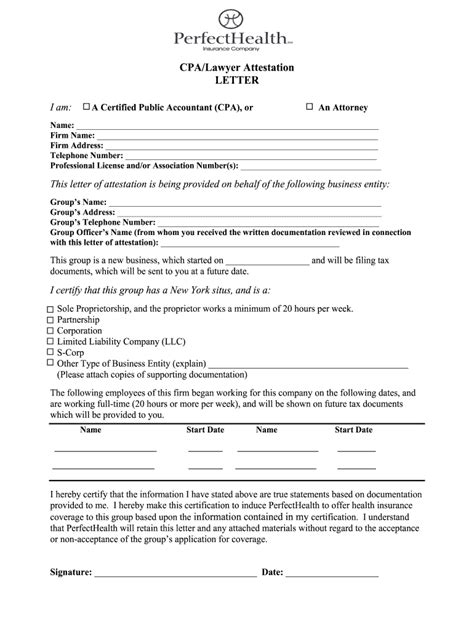 Attorney Attestation Letter Fill Online Printable Fillable Blank