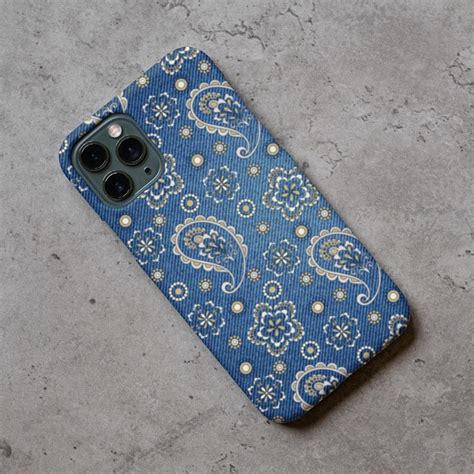 Denim Phone Case For Iphone And Samsung Galaxy S Phone Denim Etsy