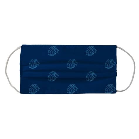 Adpi Face Mask Coverlet Midnight Lions Custom Face Mask