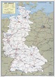 Mapa político y administrativo grande de Alemania Occidental con ...