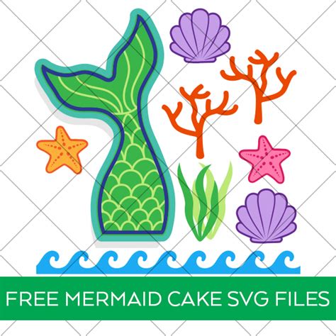 Mermaid Printable Cake Topper