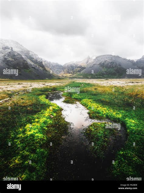 Typical Iceland Landscape Stock Photo Alamy