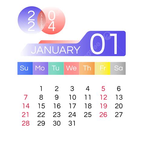 2024년 달력 1월 단순 파란색과 흰색 2024 달 일력 Png 일러스트 및 벡터 에 대한 무료 다운로드 Pngtree