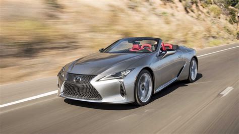 First Drive Review The 2021 Lexus Lc Convertible Creeps Up On Sl Vantage