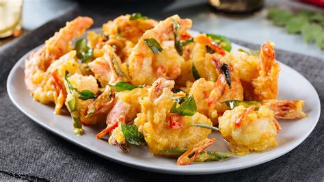 Salted Egg Prawn 咸蛋炸虾 Kaixin Crabs