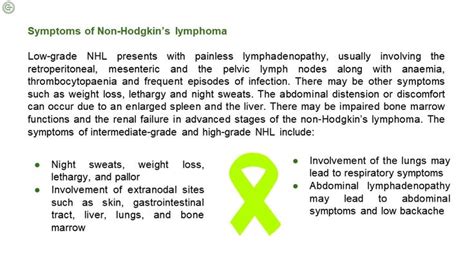 Symptoms Of Non Hodgkins Lymphoma Lymphoma Non Hodgkins Lymphoma