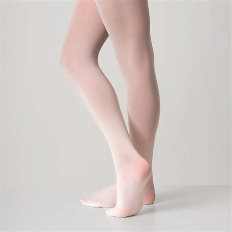 Silky Ballettstrumpfhose Mit Fuß White Tanzschule Move Up Dance
