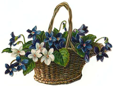 Flower Baskets Clip Art Clipart Best