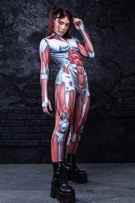 Cyborg Costume Women Robot Costume Sexy Cosplay Costume Etsy