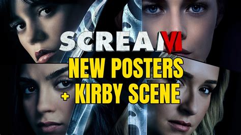 Scream 6 New Character Posters And Kirby Scene Youtube