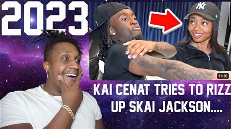 Kai Cenat Tries To RIZZ UP Skai Jackson REACTION YouTube