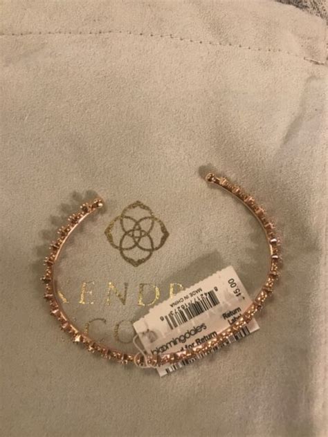 Nwt Kendra Scott Codi Pinch Bracelet In Rose 🌹 Gold Ebay