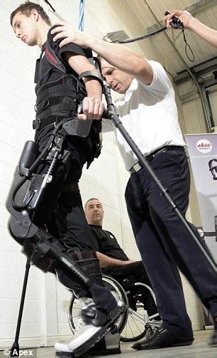 Britains Bionic Man Robot Suit Allows Olympic Torch Bearer 22 To