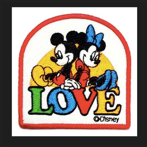 Disney Patches Mickey Mouse Patch Minnie Mouse Iron On