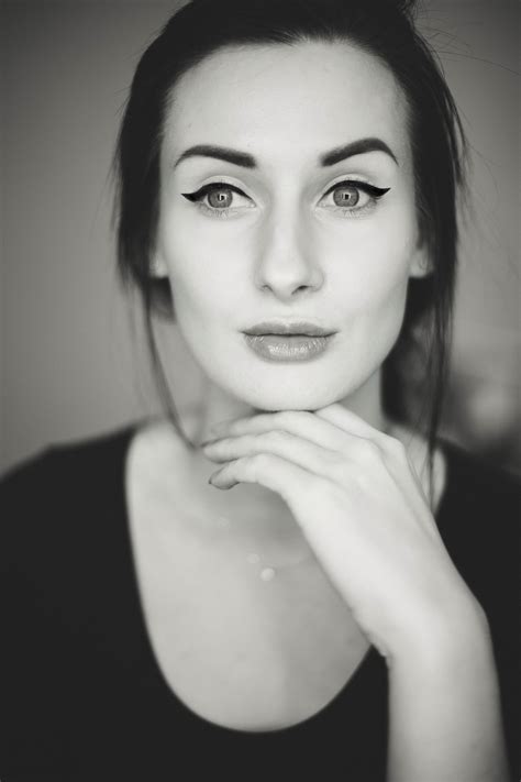 Free Images Face Eyebrow Lip Photograph Black And White Beauty Chin Skin Head Eye