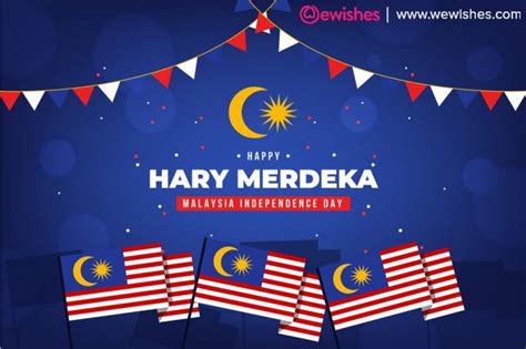 Happy Malaysia National Day 2023 Merdeka Wishes Message Poster