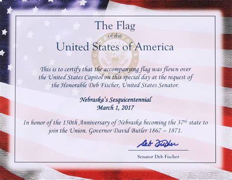Always contact your senator's office with any questions regarding your flag request, as they. American Flag Flown Over the Capitol on March 1st, 2017 ...